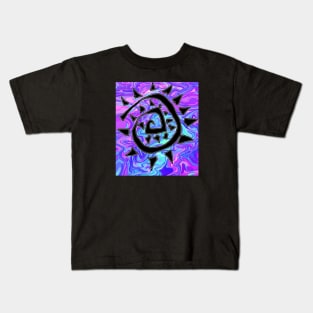 Abstract Purple 1 Kids T-Shirt